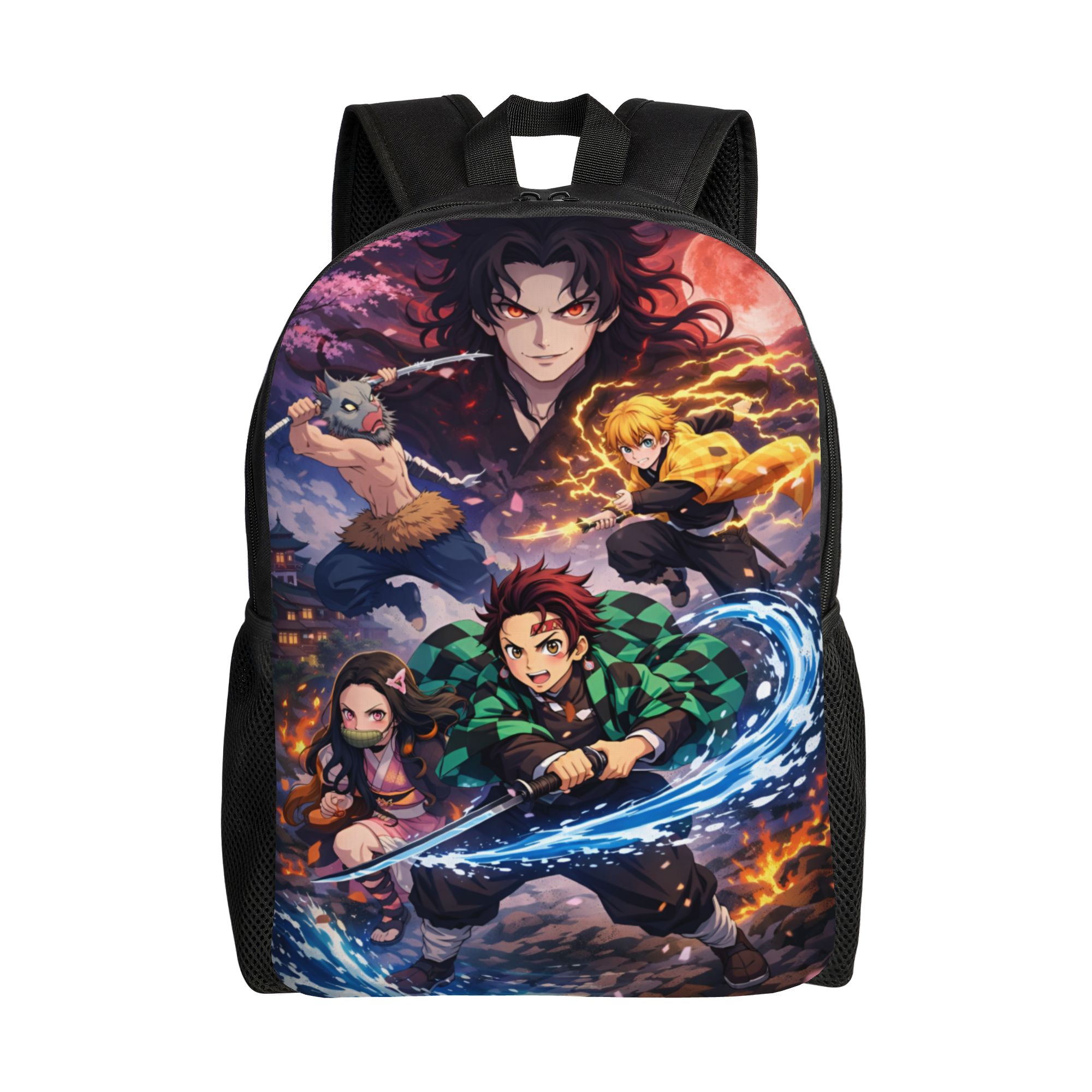 Laptop Accessories For Girls - กระเป๋าเป้สะพายหลังเดินทาง D-Demons Slayers สำหรับผู้หญิงผู้ชาย กระเป๋าใส่หนังสือแล็ปท็อปสำหรับโรงเรียน Kimetsus