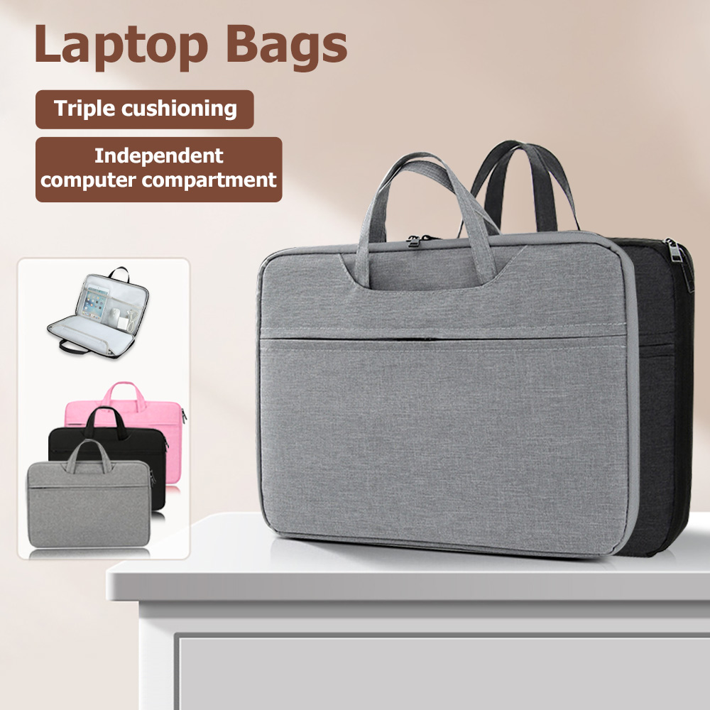 Laptop Accessories Pouch - กระเป๋าใส่แล็ปท็อปแบบพกพา กันกระแทก พร้อมหูหิ้ว สำหรับ Macbook Air