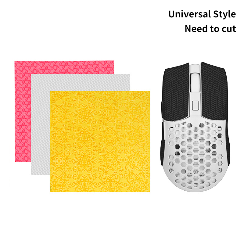 Mini Wireless Mouse - DIY สติ๊กเกอร์เมาส์กันลื่นอเนกประสงค์ขนาด12*11ซม. เทปพันด้ามจับเมาส์แบบกันเหงื่อสำหรับเล่นเกมไร้สายกันเหงื่อกันการฉีกขาดคอมพิวเตอร์ตั้งโต๊ะแล็ปท็อป