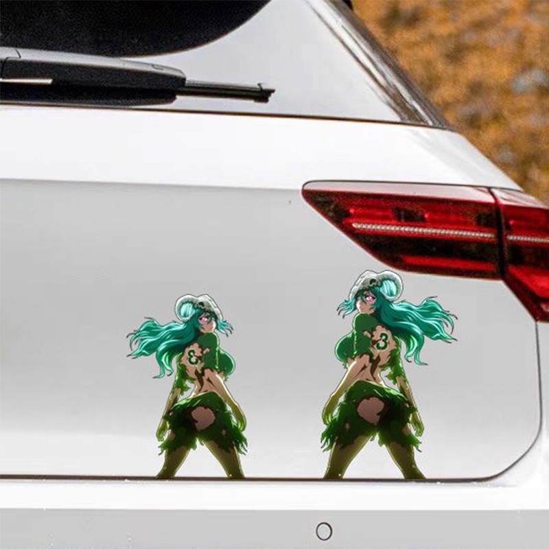 Laptop Accessories For Girls - สติ๊กเกอร์ติดรถยนต์ลายสาวน้อยน่ารักจากอนิเมะ Bleach Nelliel สำหรับตกแต่งตัวรถ กระจกหน้ารถ ฝาถังน้ำมัน