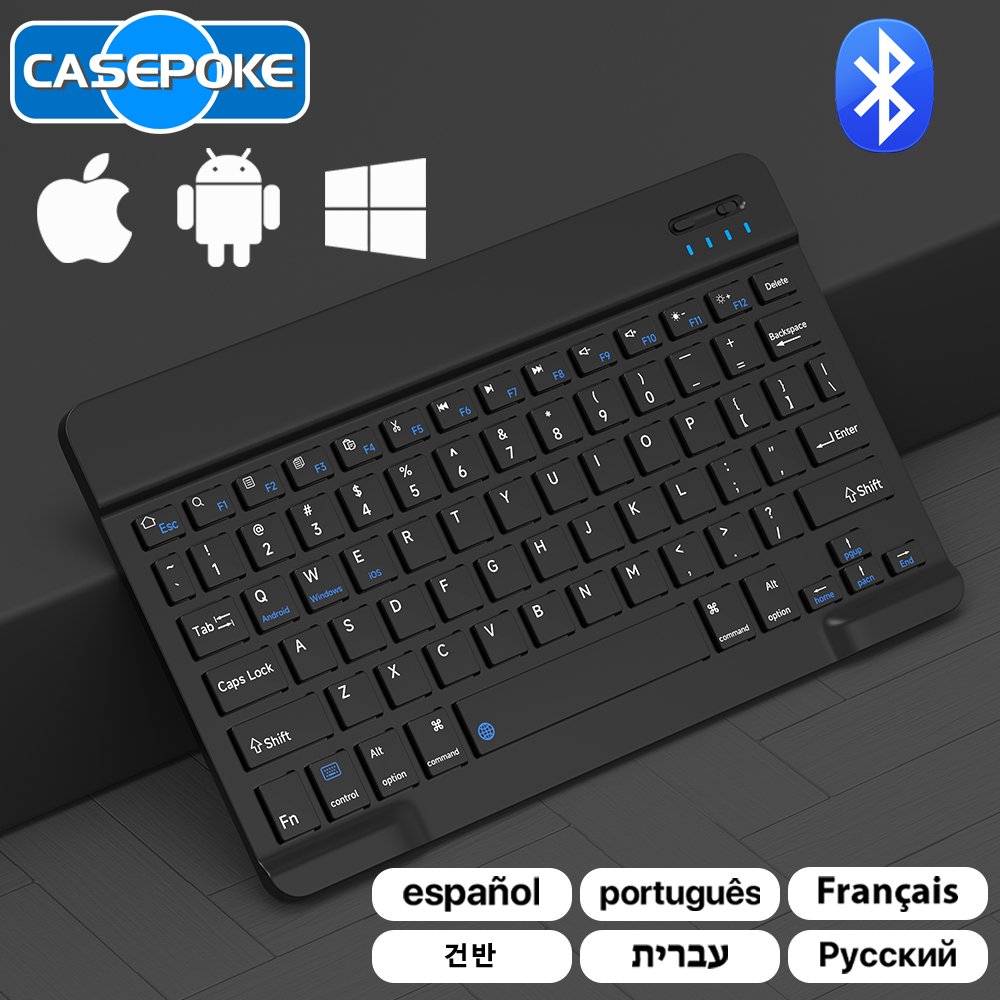 Mini Wireless Mouse - CASEPOKE สําหรับ iPad Xiaomi Samsung Huawei