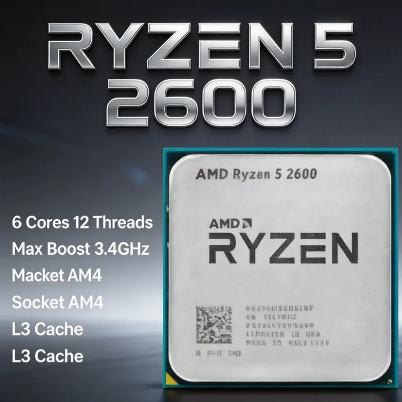 ซีพียู AMD Ryzen 5 2600 AM4 รา - Amd Cpu Ryzen 5 บทวิจารณ์และราคา