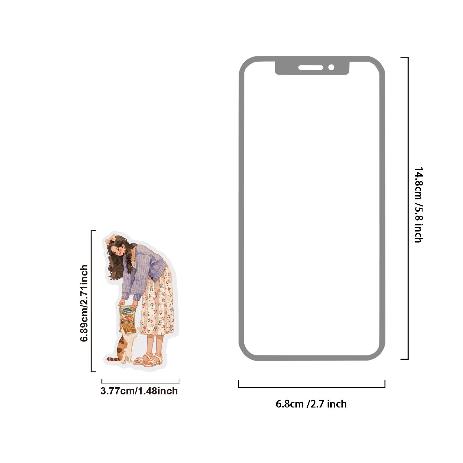 Etori Life สติกเกอร์รูปแมวสไตล - Laptop Accessories For Girls บทวิจารณ์และราคา