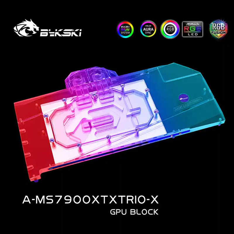บล็อกน้ำ Bykski A-MS7900XTXTRI - Amd Vga Rx 7900 Xtx บทวิจารณ์และราคา