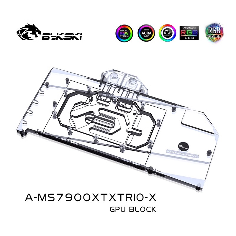 บล็อกน้ำ Bykski A-MS7900XTXTRI - Amd Vga Rx 7900 Xtx บทวิจารณ์และราคา