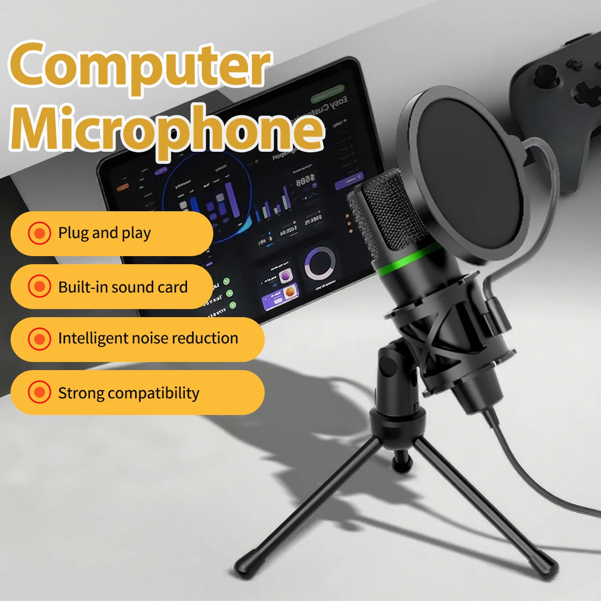 ไมโครโฟนคอนเดนเซอร์แบบมีสาย US - Laptop Accessories Rgb บทวิจารณ์และราคา