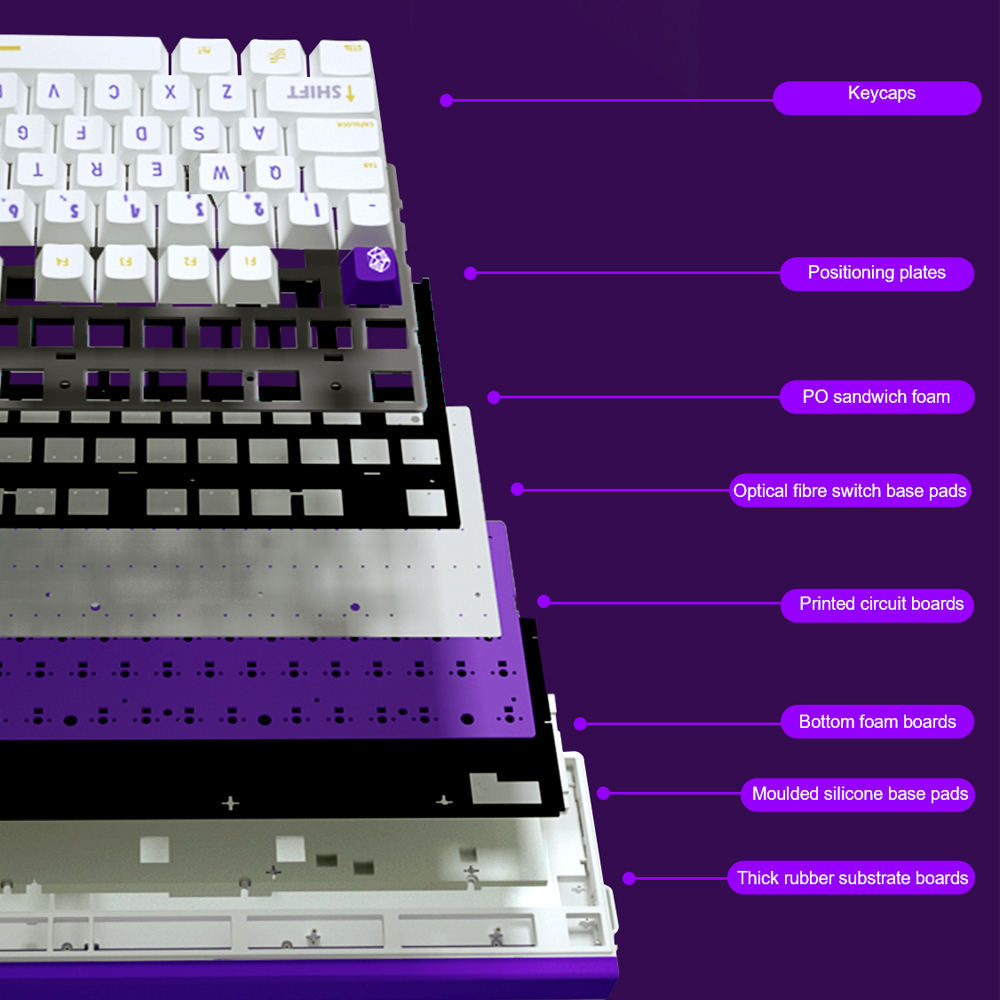 AULA HERO99 สวิตช์แม่เหล็กคีย์ - Laptop Accessories Rgb บทวิจารณ์และราคา