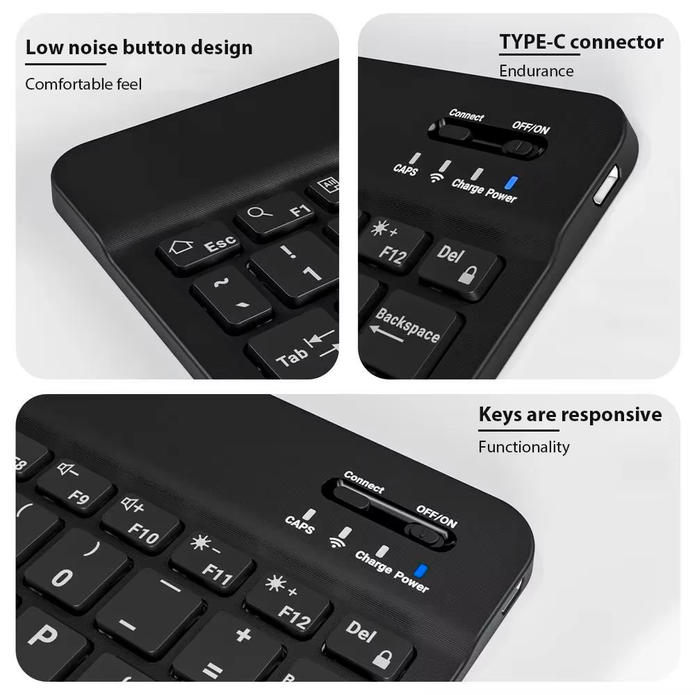 คีย์บอร์ดไร้สายบลูทูธ คีย์บอร์ - Mini Wireless Mouse บทวิจารณ์และราคา