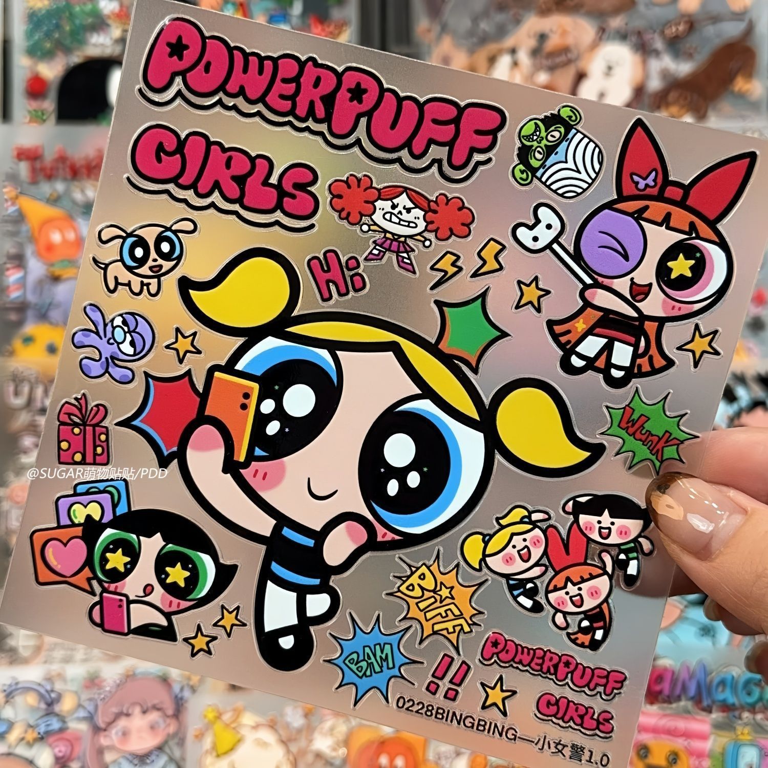 สติกเกอร์ตัวการ์ตูนพาวเวอร์พัฟ - Laptop Accessories For Girls บทวิจารณ์และราคา