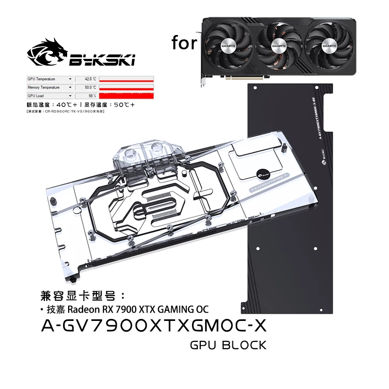 บล็อกน้ำ Bykski A-GV7900XTXGMO - Amd Vga Rx 7900 Xtx บทวิจารณ์และราคา