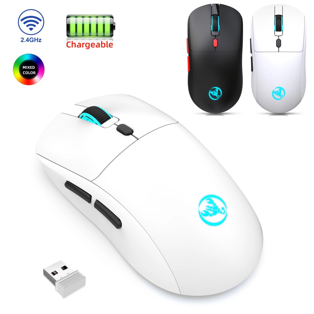 เมาส์ไร้สายแบบชาร์จไฟได้ 2.4G  - Laptop Accessories Rgb บทวิจารณ์และราคา