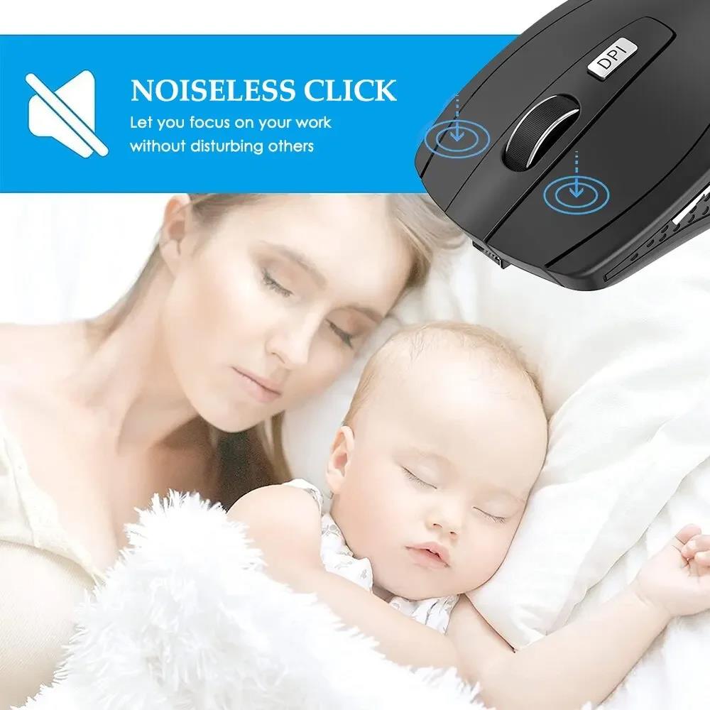 เมาส์ไร้สาย 2.4G เมาส์ตามหลักส - Mini Wireless Mouse บทวิจารณ์และราคา