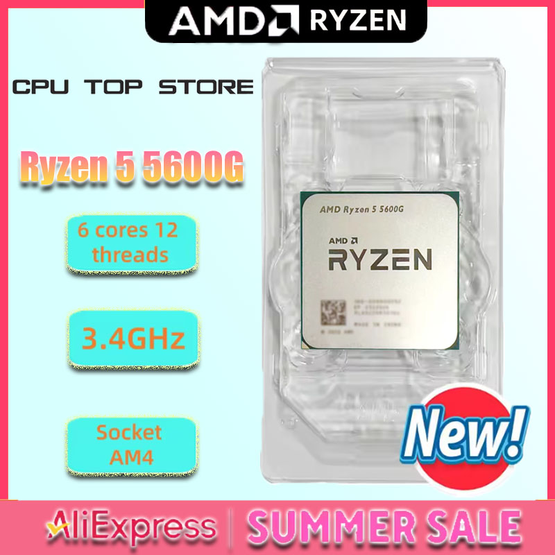 AMD Ryzen 5 5600G 6C/12T 4.4GH - Amd Cpu Ryzen 5 บทวิจารณ์และราคา