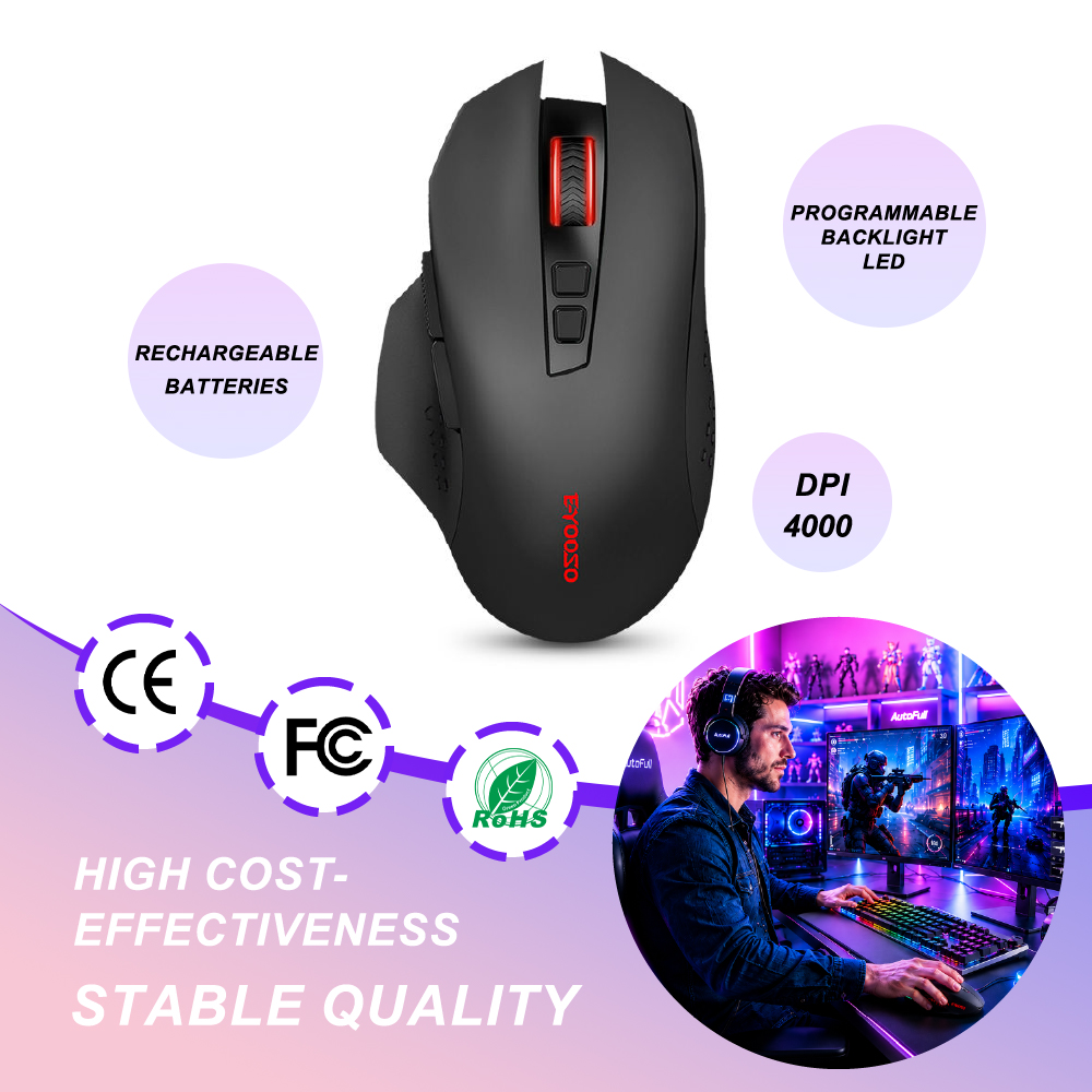 เมาส์เกมมิ่งไร้สาย มินิ ไซเลนท - Mini Wireless Mouse บทวิจารณ์และราคา
